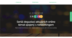 Desktop Screenshot of ladegustationonline.cz